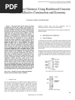 Investigations On Chimneys Using Reinforced Concrete Stacks For Effective Construction and Economy