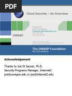 Cloud Security - An Overview: The OWASP Foundation