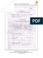 Chapter 2 - Units and Measurements PDF