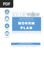 Municipal Disaster Risk Reduction Management Plan