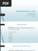 Entertainment & Film Industry