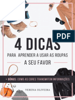 Ebook - 4 Dicas para Você Aprender A Usar As Roupas A Seu Favor