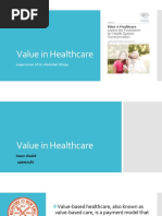 Value Based Healthcare