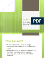 Acc406 Topic 5 Trial Balance