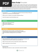 Sales Script Template PDF