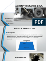 Imprimacion y Riego de Liga