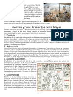 Cultivo y Descubrimientos de Los Mayas