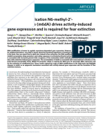 The DNA Modification N6-Methyl-2'-Deoxyadenosine (M6da) Drives Activity-Induced Gene Expression and Is Required For Fear Extinction