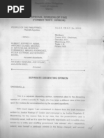 Dissenting Opinion of Justice Renato Dacudao On Vizconde Massacre Court of Appeals G.R. CR HC No. 00336