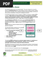 Sec 1.3.2 Computer Architecture & Fetch Execute Cycle: Computer Science 2210 With Majid Tahir