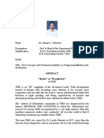 New Concepts and Treatment Modalities in Temperomandibular Joint