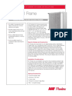 B-1 Frame: Gasketed Hepa Filter Holding Frames