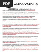 Sociologia Segundo Parcial-Preguntero