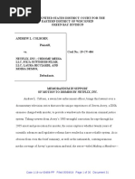 Netflix Motion To Dismiss - Colborn vs. Netflix