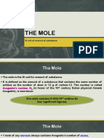 The Mole: SI Unit of Amount of Substance