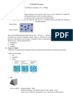 Collodial System - Practical Exam