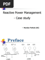 Reactive Power Management - Case Study: - Nandan Pathak (AE)