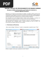 Manual de Aplicação Agisoft Photoscan