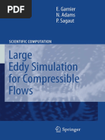 Large Eddy Simulation For Compressible Flows (Garnier, Adams, Sagaut) PDF