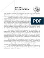 Manual de Cantos para Semana Santa