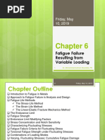 Friday, May 10, 2019: Fatigue Failure Resulting From Variable Loading