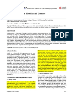 Specialty Lipids in Health and Disease: Fayez Hamam