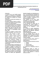 La Norma ISO 21001 Sistemas de Gestión para Organizaciones Educativas