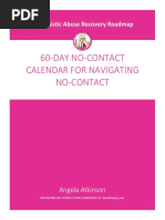 60 Day No Contact Calendar by Angela Atkinson