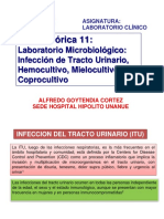 Laboratorio Microbiológico, Infección de Tracto Urinario, Hemocultivo, Mielocultivo, Coprocultivo