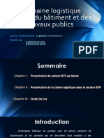 Exposé Sur La Chaine Logistique Secteur BTP