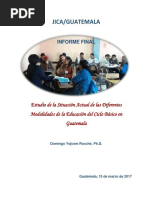 Las Diferentes Modalidades de La Educación Del Ciclo Básico en Guatemala PDF