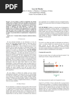 Informe de Laboratorio: Ley de Hooke