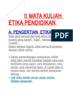 Materi Pembelajaran Etika Pendidikan 2019