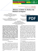 Improve The Efficiency of Boiler by Reduce The Moisture in Bagasse IJERTCONV6IS07115