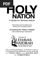 Tikkun Haklali - Holy - Nation Shmiras Habris