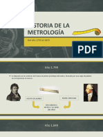 Historia de La Metrología