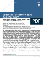 Spintronics Based Random Access Memory: A Review