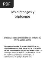 Diptongos y Triptongos