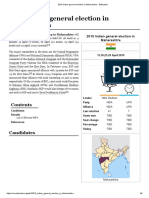 2019 Indian General Election in Maharashtra