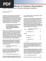 Carbon Equivalent Equation