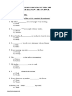 Soal Latihan Grammar SD Bagian 1