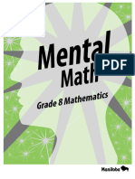 Mental Math Grade 8 PDF