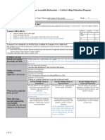 Lesson Planning Form For Accessible Instruction - Calvin College Education Program