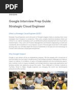 Google Interview Prep Guide Strategic Cloud Engineer