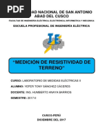 01) Laboratorio Resistividad