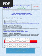 Cs403 Midterm Solved Mcqs by Moaaz