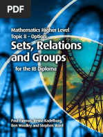 Mathematics HL - OPTION 8 Sets, Relations & Groups - Fannon, Kadelburg, Woolley and Ward - Cambridge 2012 PDF