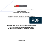 2-Opciones Tecnologicas de Saneamiento para El Ambito Rural - Final