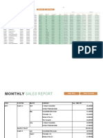 Monthly Sales Report Maker For Excel