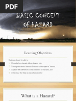 Basic Concept of Hazard